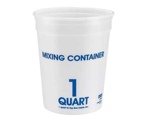 1 Quart Mixing Container